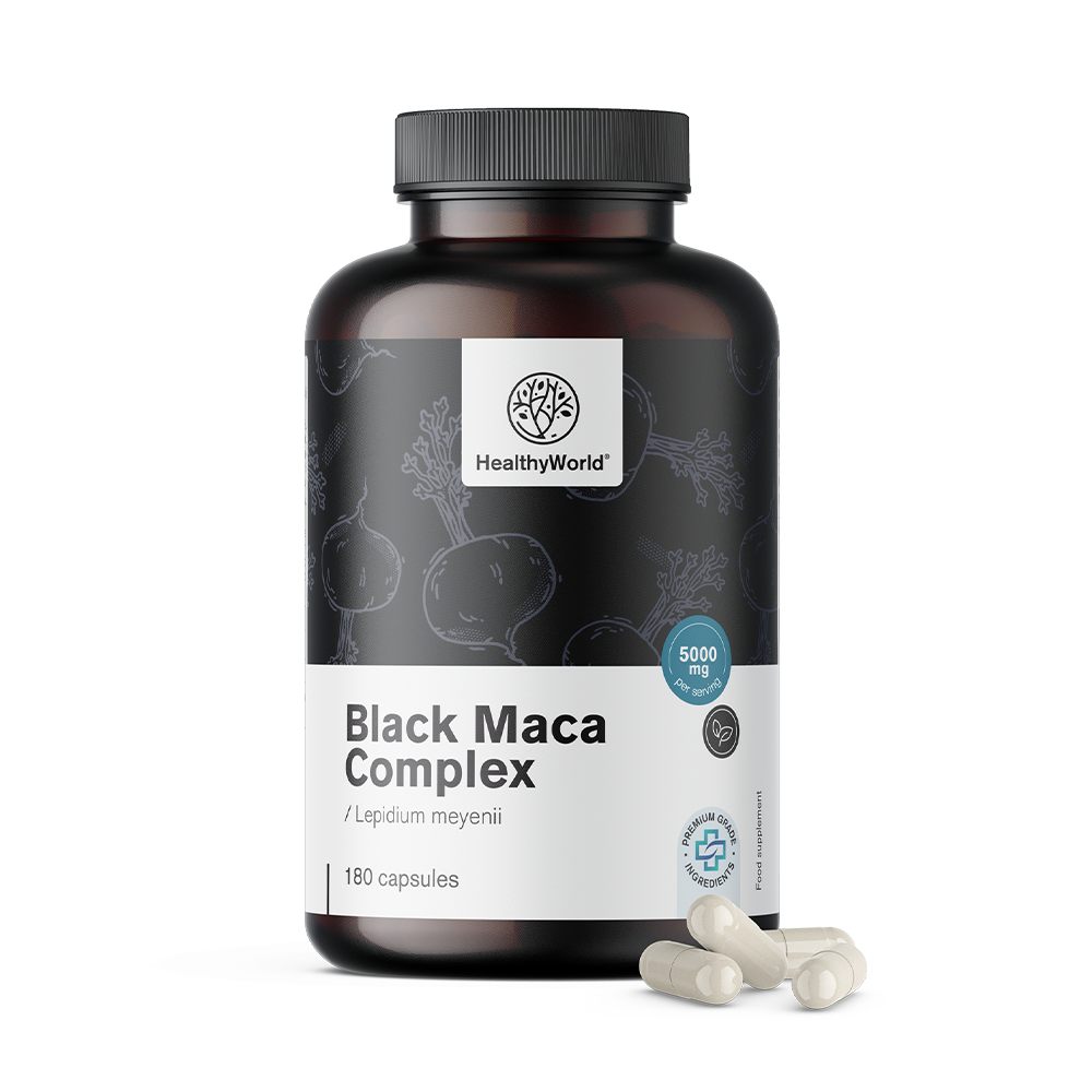 Complex cu Maca Neagră 5000 mg- 180 Capsule